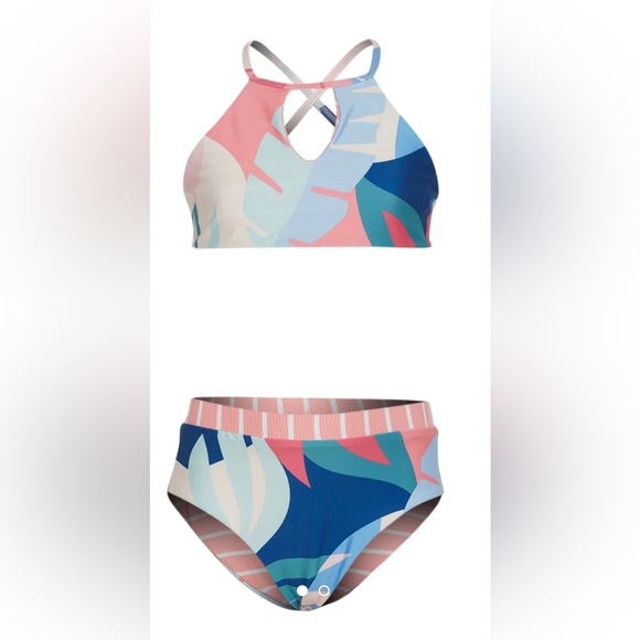 Splendid Girls Girls' Mosaic Palm Bikini Bottom (Big Kid) Size 12 NWT - Picture 5 of 16